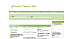 Desktop Screenshot of annuaire-creation-site.com